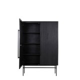 CABINET BLACK VLBD MANGOWOOD 2 DOORS 180 - CABINETS, SHELVES